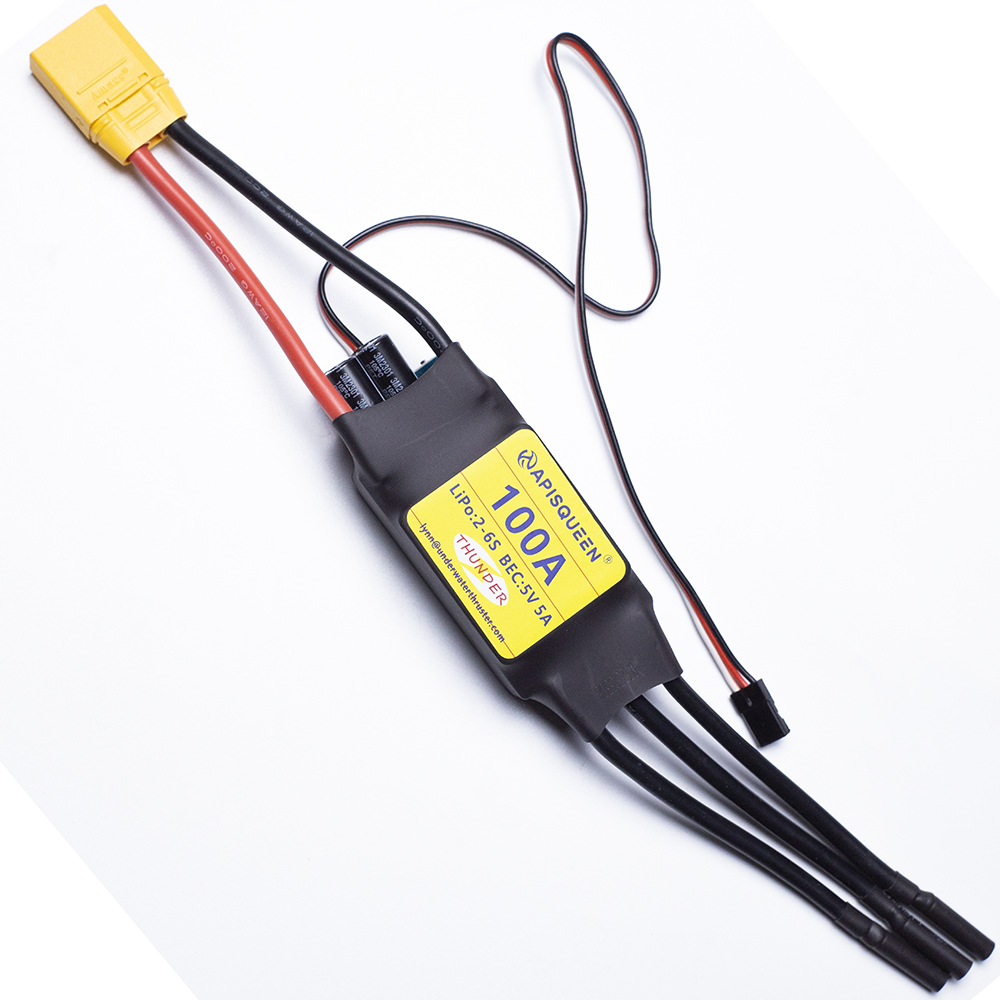 Rc Boat Brushless Motor - ApisQueen underwater 100A Brushless ESC 2-6S