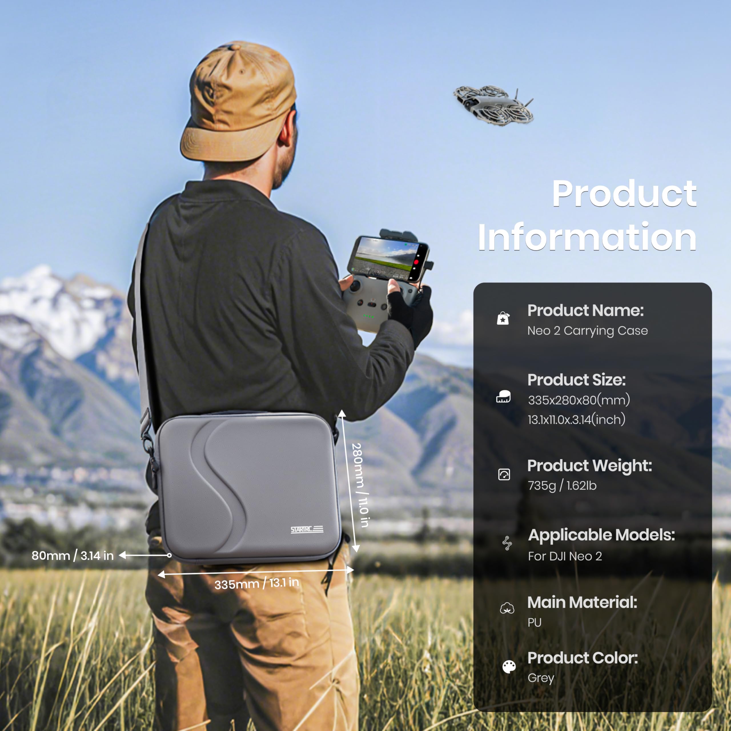 Drone Dji Rc N3 - Carrying Case for DJI Neo 2