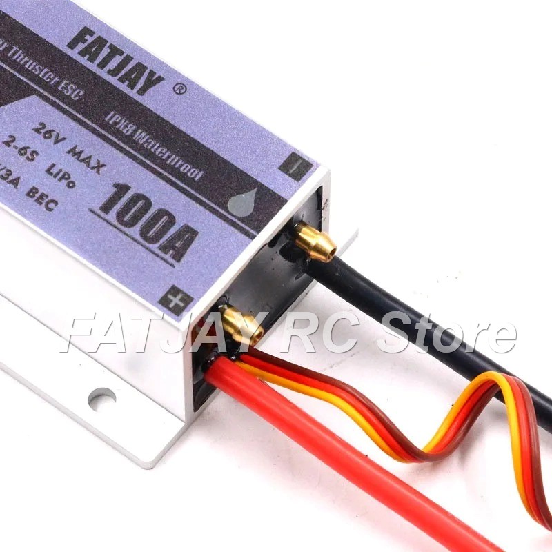 Rc Boat Brushless Motor - FATJAY 100A Brushless Electronic Speed Controller
