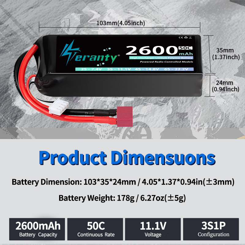 TERANTY 3S 2200/2400/2600mAh L - огляд і ціна Drone Rc Board