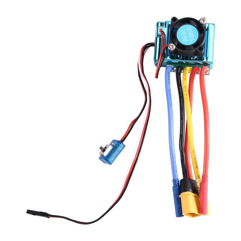 WOWFU-120A Brushless ESC Speed - огляд і ціна Rc Boat Brushless Motor