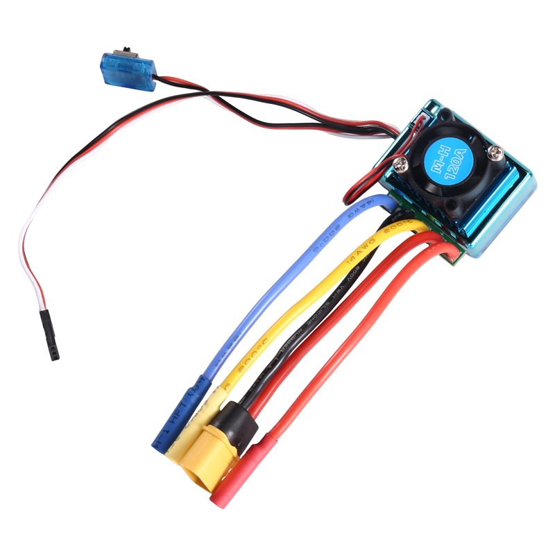 WOWFU-120A Brushless ESC Speed - огляд і ціна Rc Boat Brushless Motor