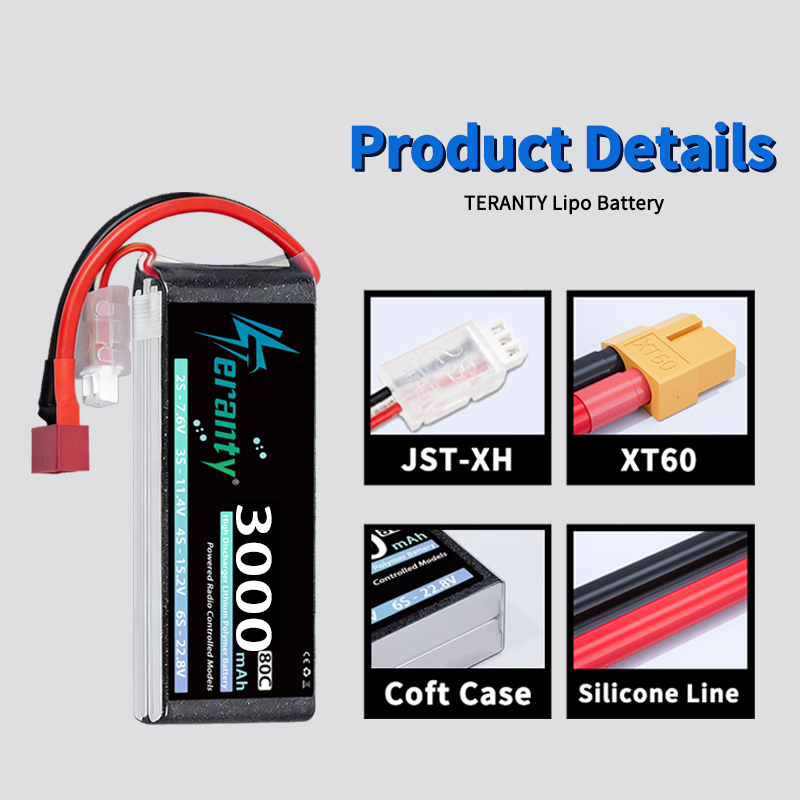 TERANTY 2S 3000mAh Lipo Batter - огляд і ціна Drone Rc Board