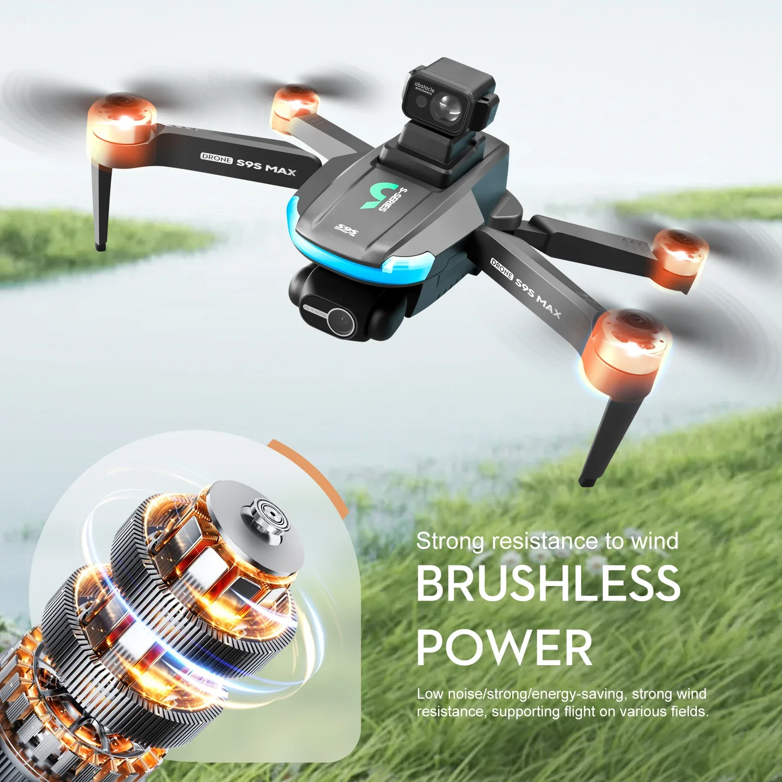 NEW S9S MAX MINI Drone 4K 2-Ax - огляд і ціна Drone Rc Harness