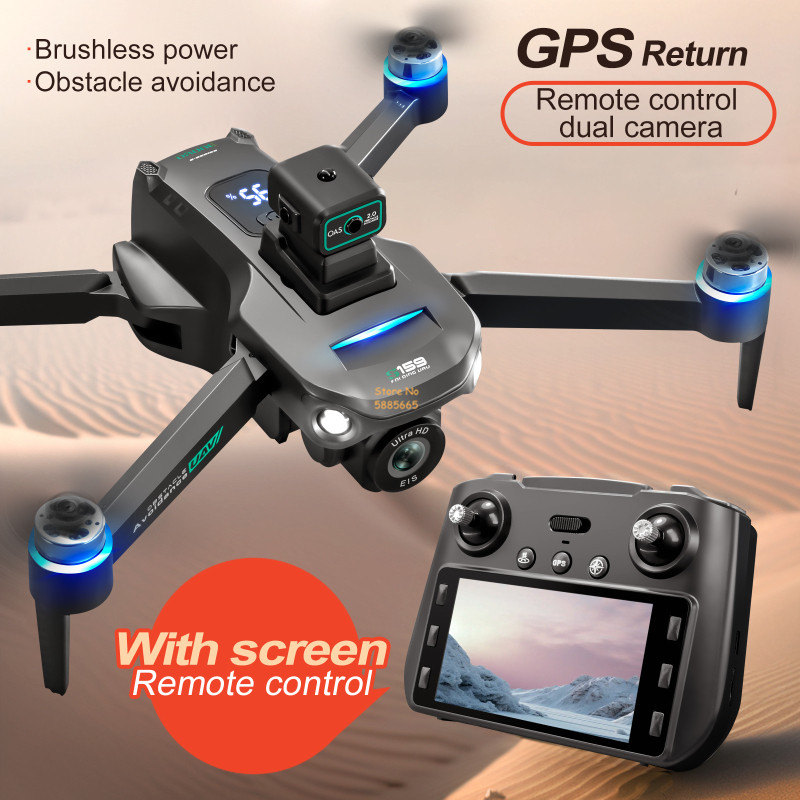 8K Dual Camera 5G WIFI FPV Rem - огляд і ціна Drone Rc Harness