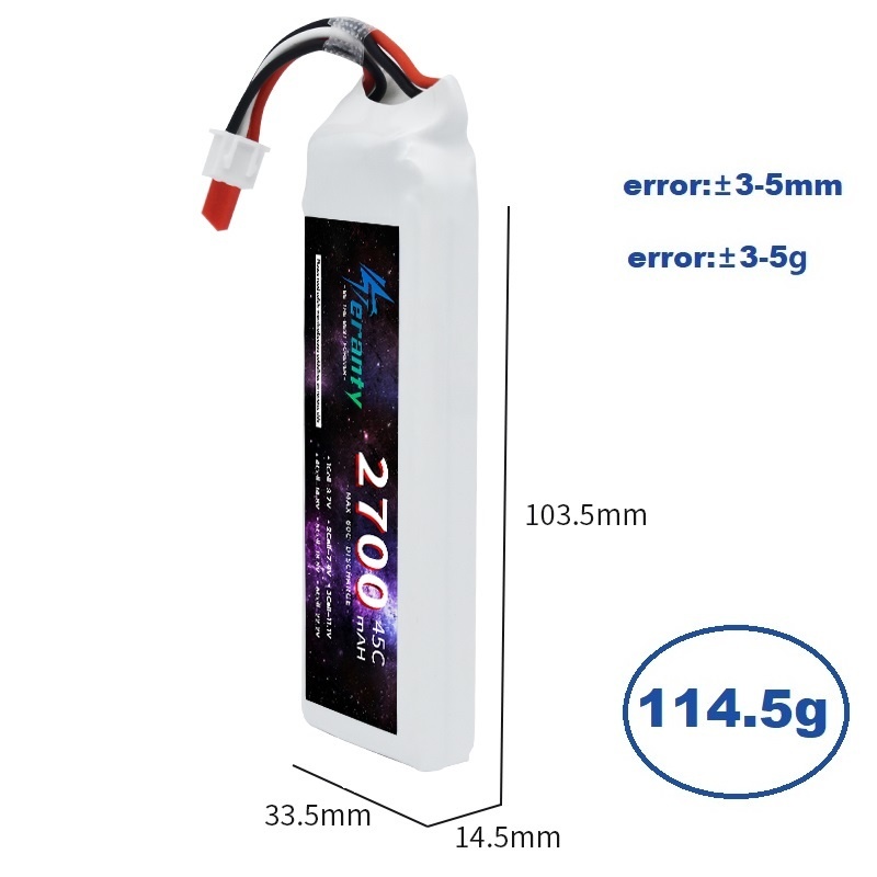 1/3PCS 2S 7.4V Lipo Battery 27 - огляд і ціна Drone Carrera Rc