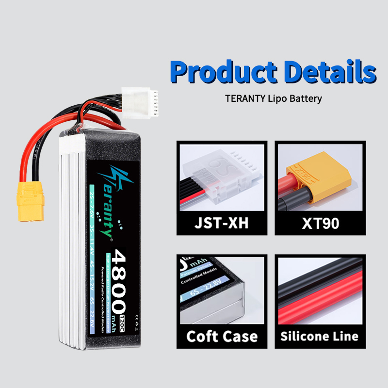 TERANTY 6S 4800mAh Lipo Batter - огляд і ціна Drone Rc Board