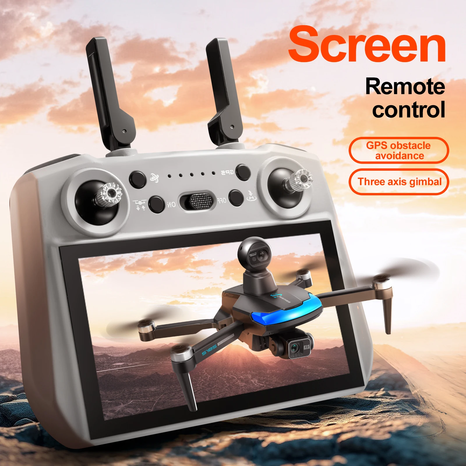 S185 Professional Drone 2.7K H - огляд і ціна Drone Gps Rc Tt36