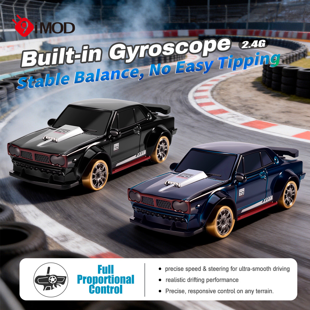 9IMOD 1/64 RC Drift Car 2.4G 4 - огляд і ціна Drone Lidi Rc