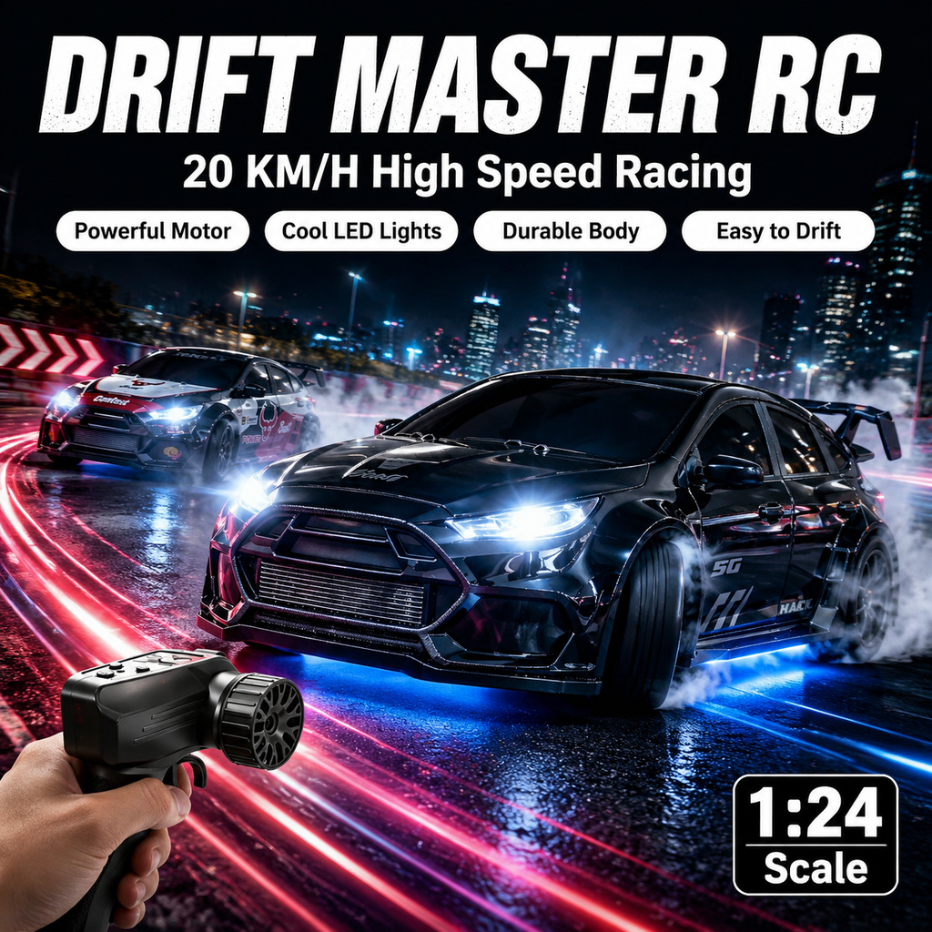 4WD RC Drift Car 1:24 Scale 2. - огляд і ціна Drone Lidi Rc