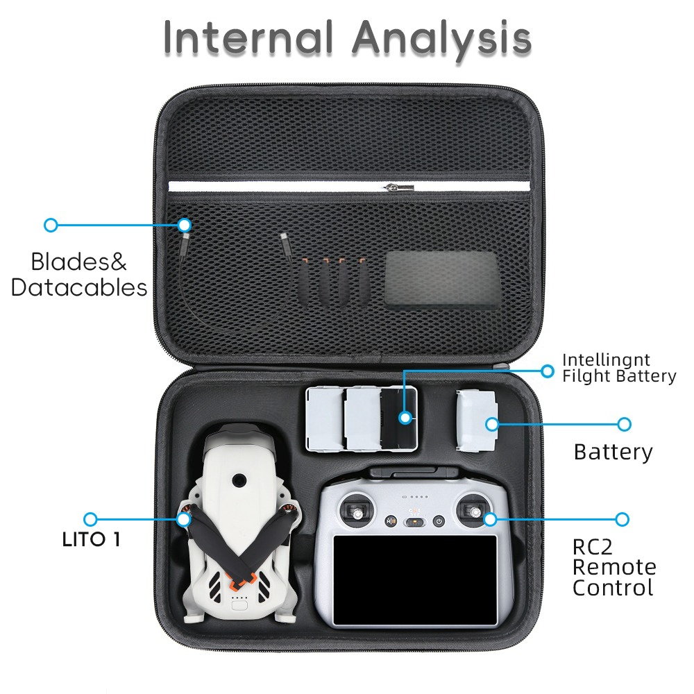 Portable Carrying Case For DJI - огляд і ціна Drone Dji Rc N3