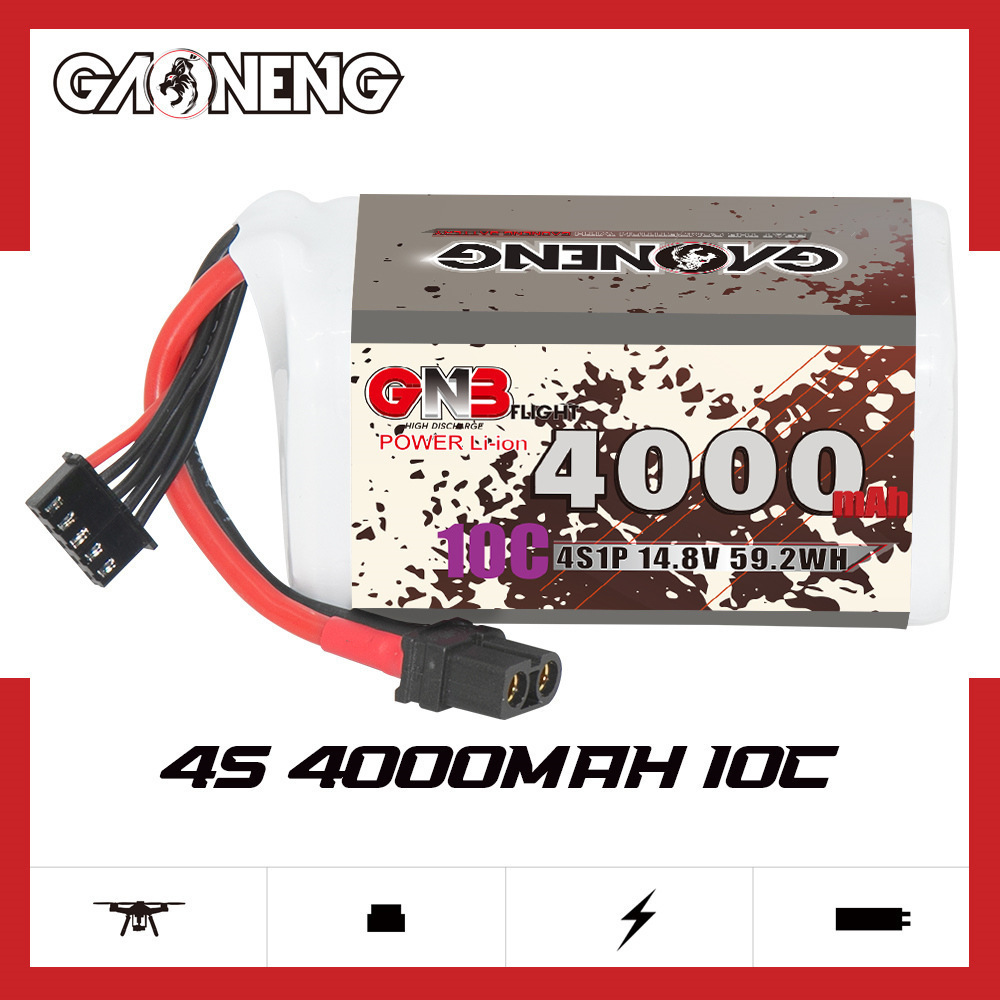 GNB 4000mAh 4S 14.8V 10C 20C W - огляд і ціна Drone Rc Board
