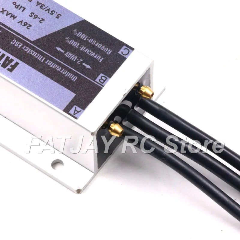 FATJAY 100A Brushless Electron - огляд і ціна Rc Boat Brushless Motor