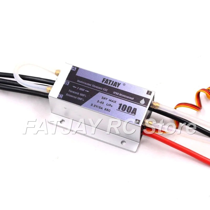 FATJAY 100A Brushless Electron - огляд і ціна Rc Boat Brushless Motor