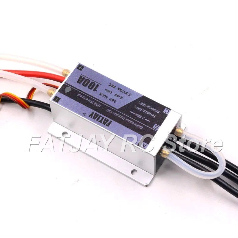 FATJAY 100A Brushless Electron - огляд і ціна Rc Boat Brushless Motor