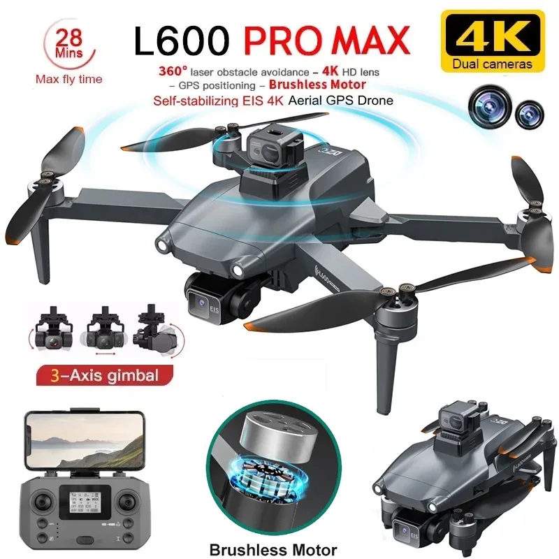 L600 PRO MAX GPS Drone Profess - огляд і ціна Drone Rc Harness
