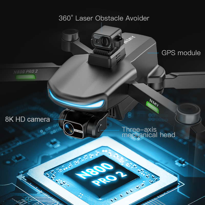 N800 PRO 2 GPS Drone Professio - огляд і ціна Drone Gps Rc Tt36
