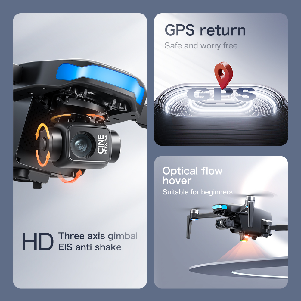 Original S-X1 GPS Drone 8KHD p - огляд і ціна Drone X1 Rc