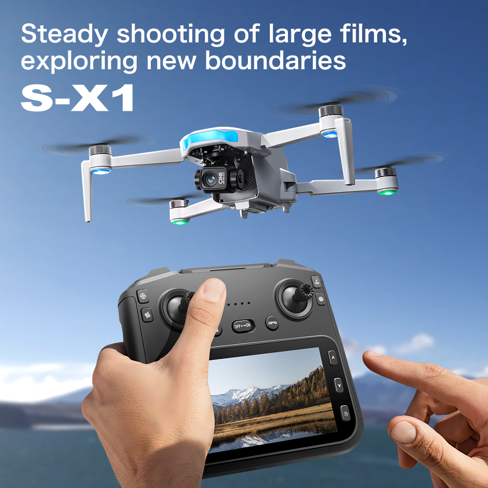 Original S-X1 GPS Drone 8KHD p - огляд і ціна Drone X1 Rc