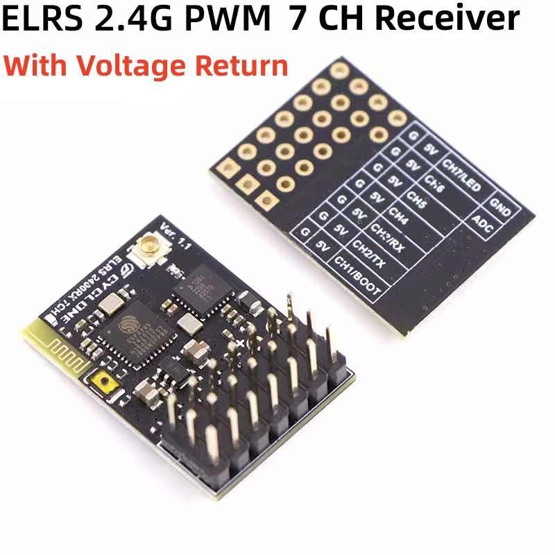 ELRS 2.4G PWM 7CH 6CH CRSF Rec - огляд і ціна Drone Rc Board