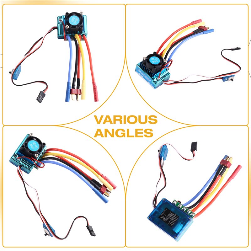 MACH-60A Brushless ESC Speed C - огляд і ціна Rc Boat Brushless Motor