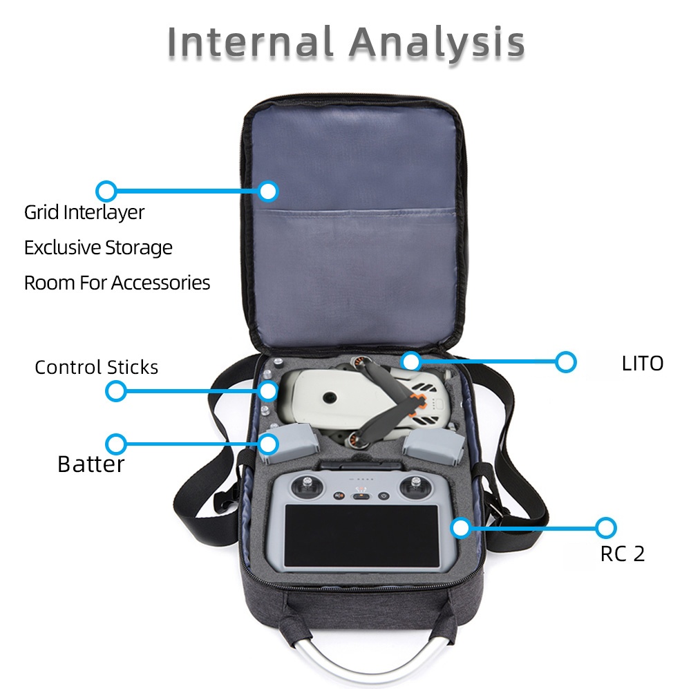 For DJI Lito X1 Organizer Bag  - огляд і ціна Drone X1 Rc