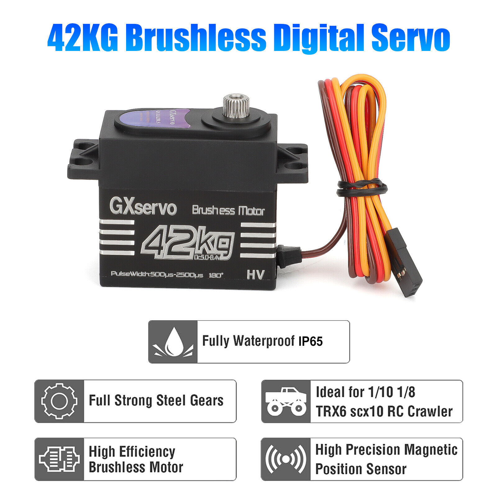 Brushless Motor 180° Metal Gea - огляд і ціна Rc Boat Brushless Motor