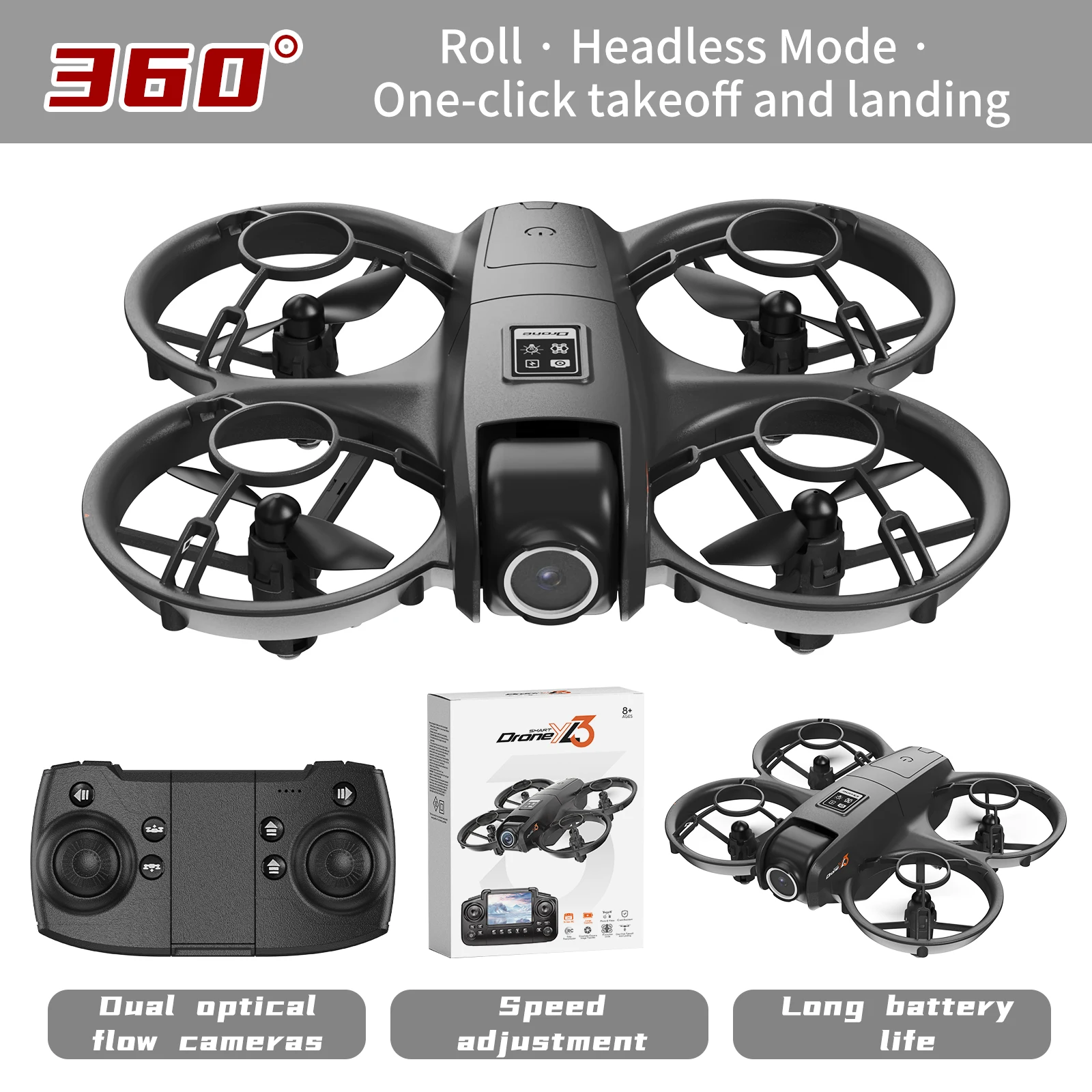 New YL3 RC Drone 8K 1080P Wide - огляд і ціна Drone Gps Rc Tt36