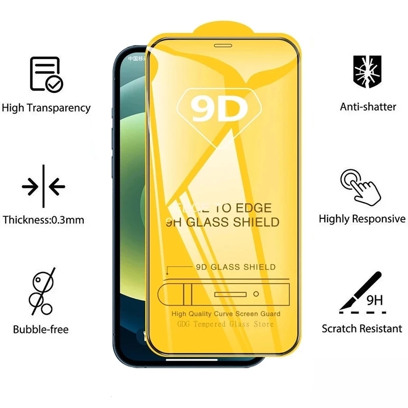 1-5Pcs 9D Tempered Glass For X - огляд і ціна Drone Xiaomi Rc