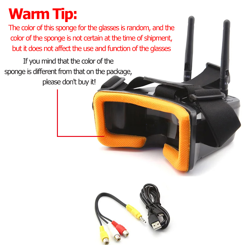 VR009 FPV Video Goggles 3Inch  - огляд і ціна Nano Quad Fpv
