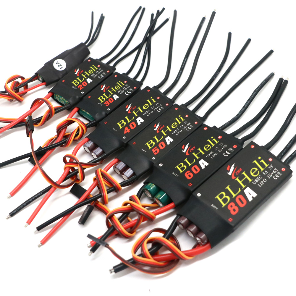 BLHeli Brushless ESC 80A 12A 2 - огляд і ціна Plane Drone Rc